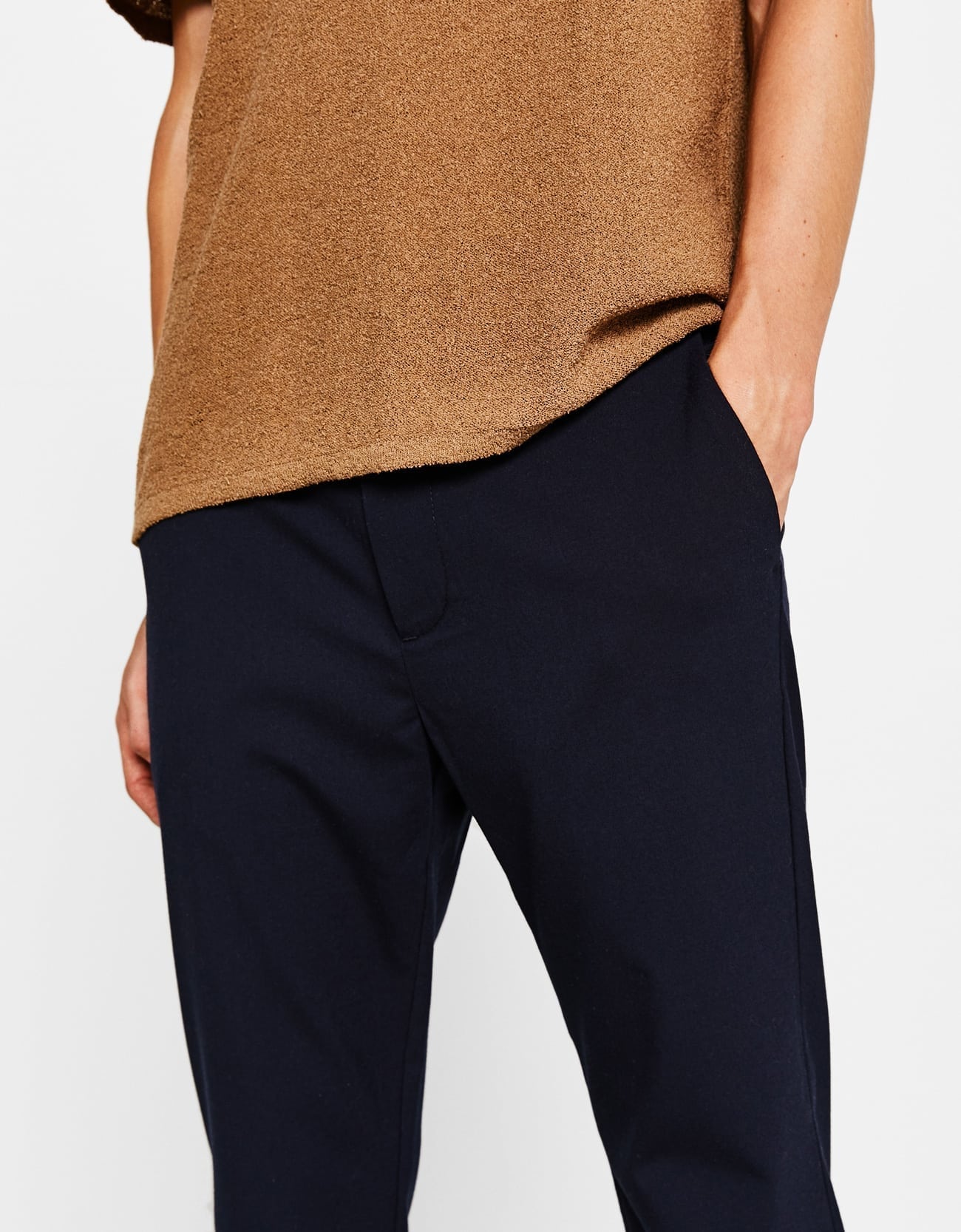 Dark Cropped Pants