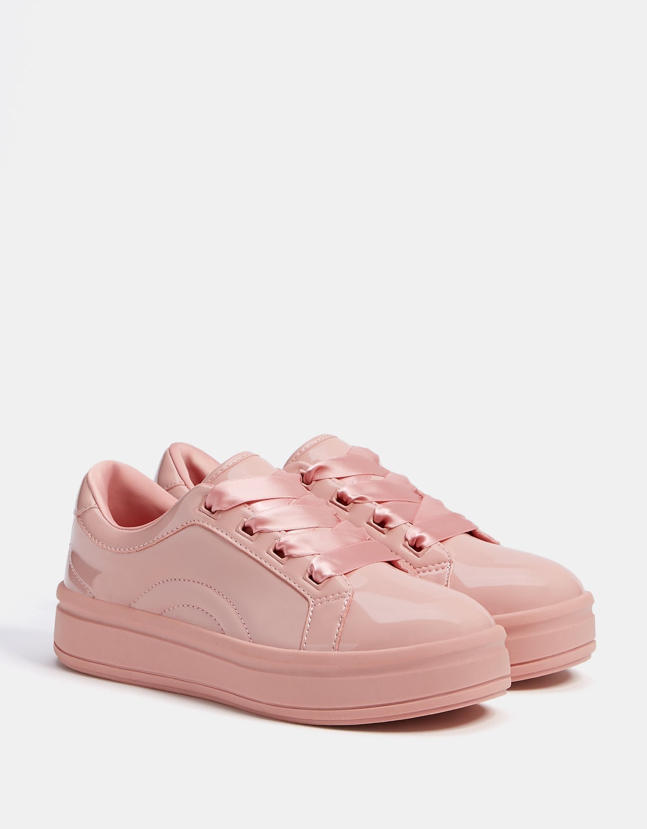 Faux Patent Sneakers - Imagen 2