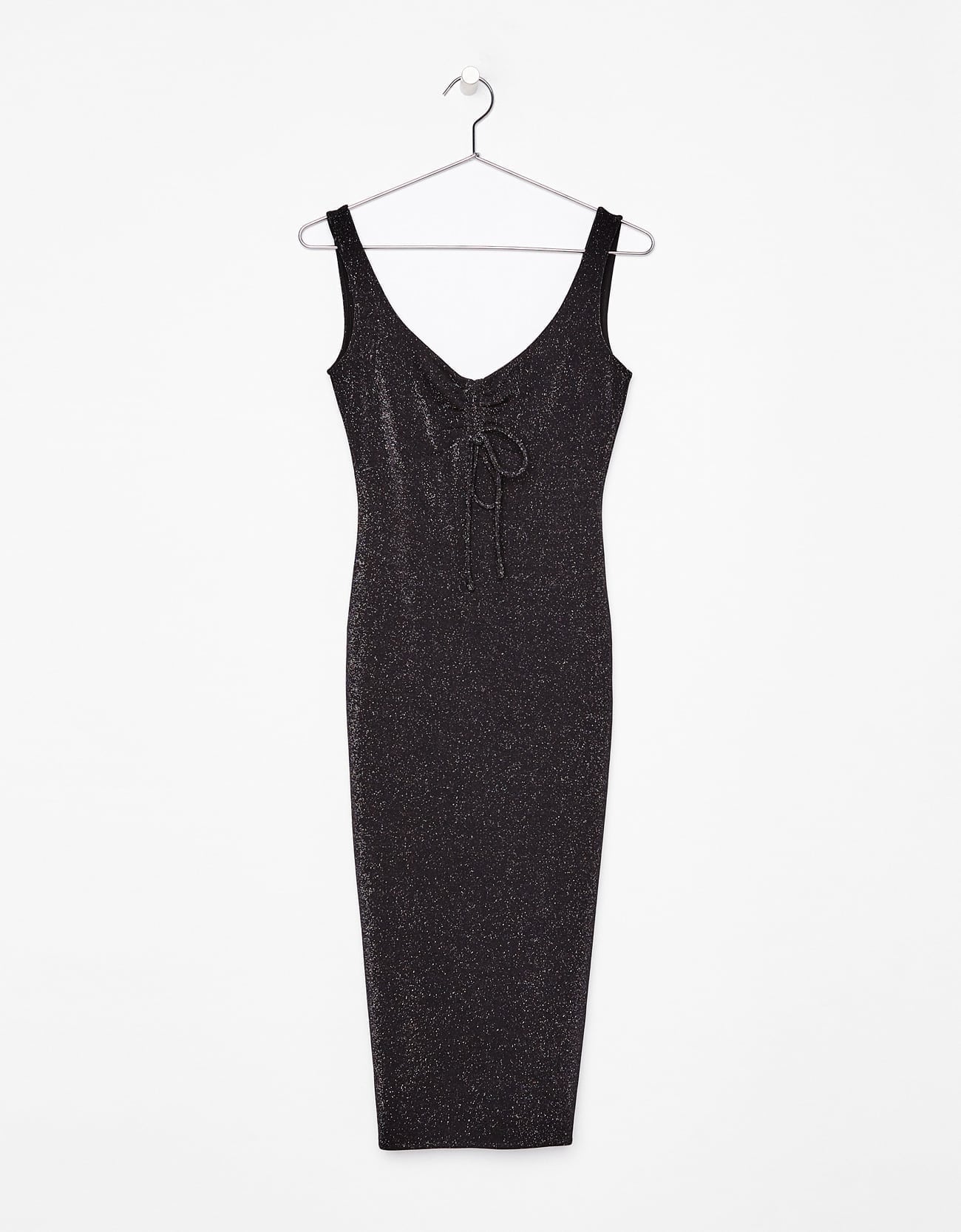 Metallic Thread Midi Dress - Imagen 4