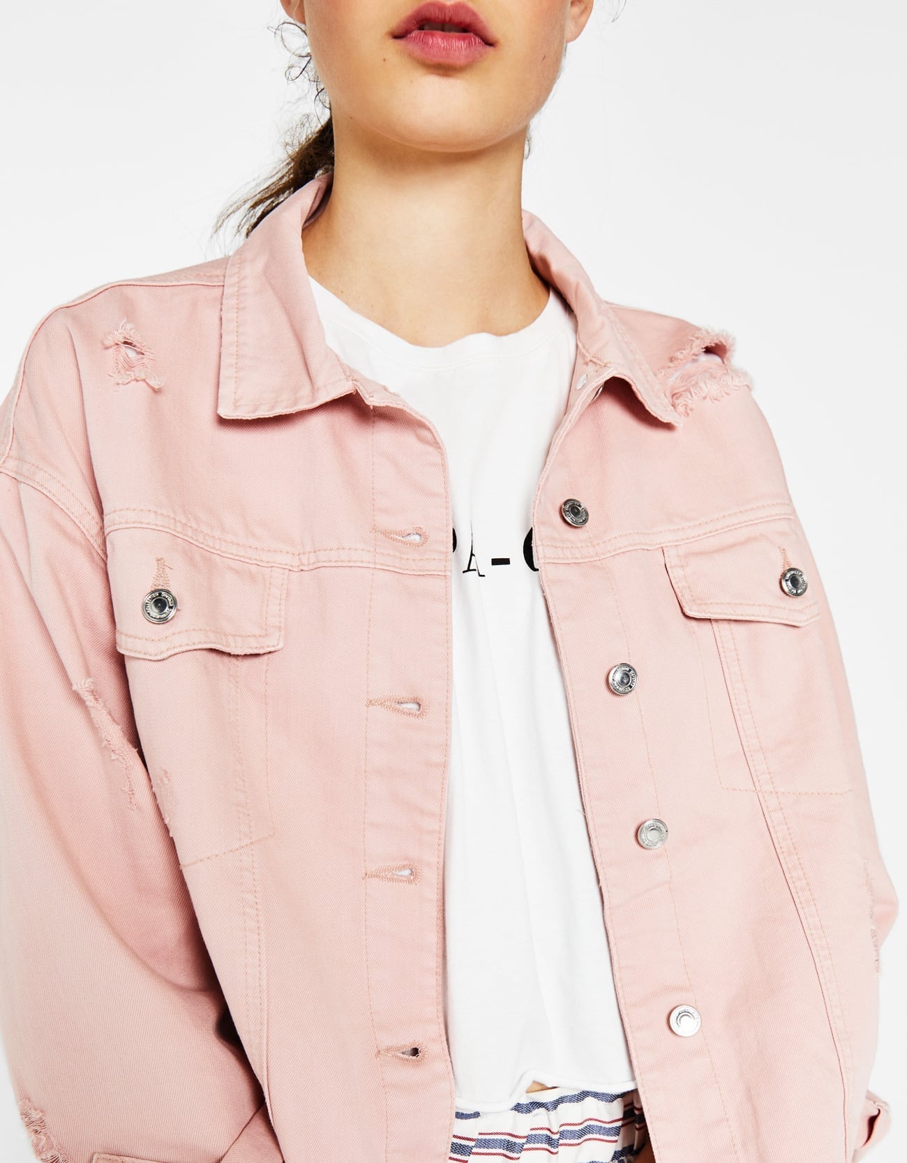 Ripped Denim Jacket