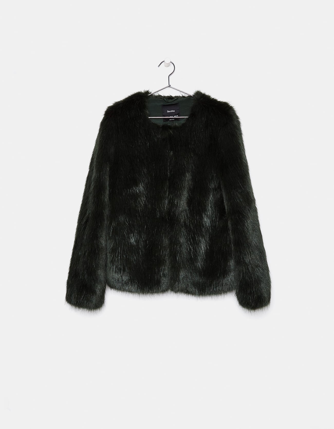 Short Faux Fur Coat - Imagen 2