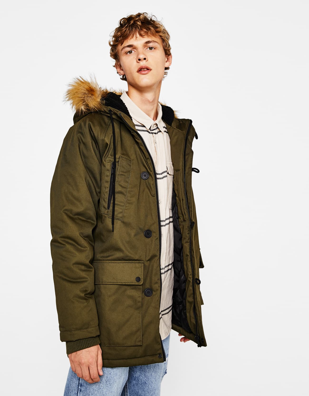 Faux Fur Hood - Imagen 4