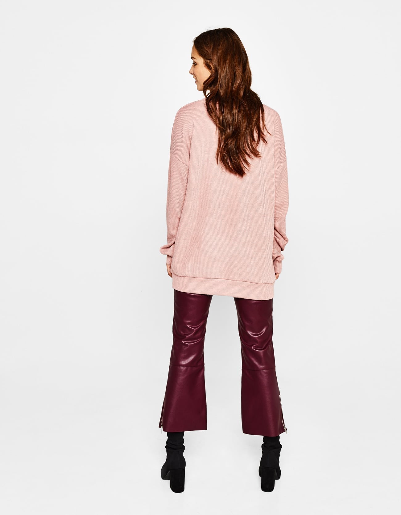 Pink Knit Sweater - Imagen 2