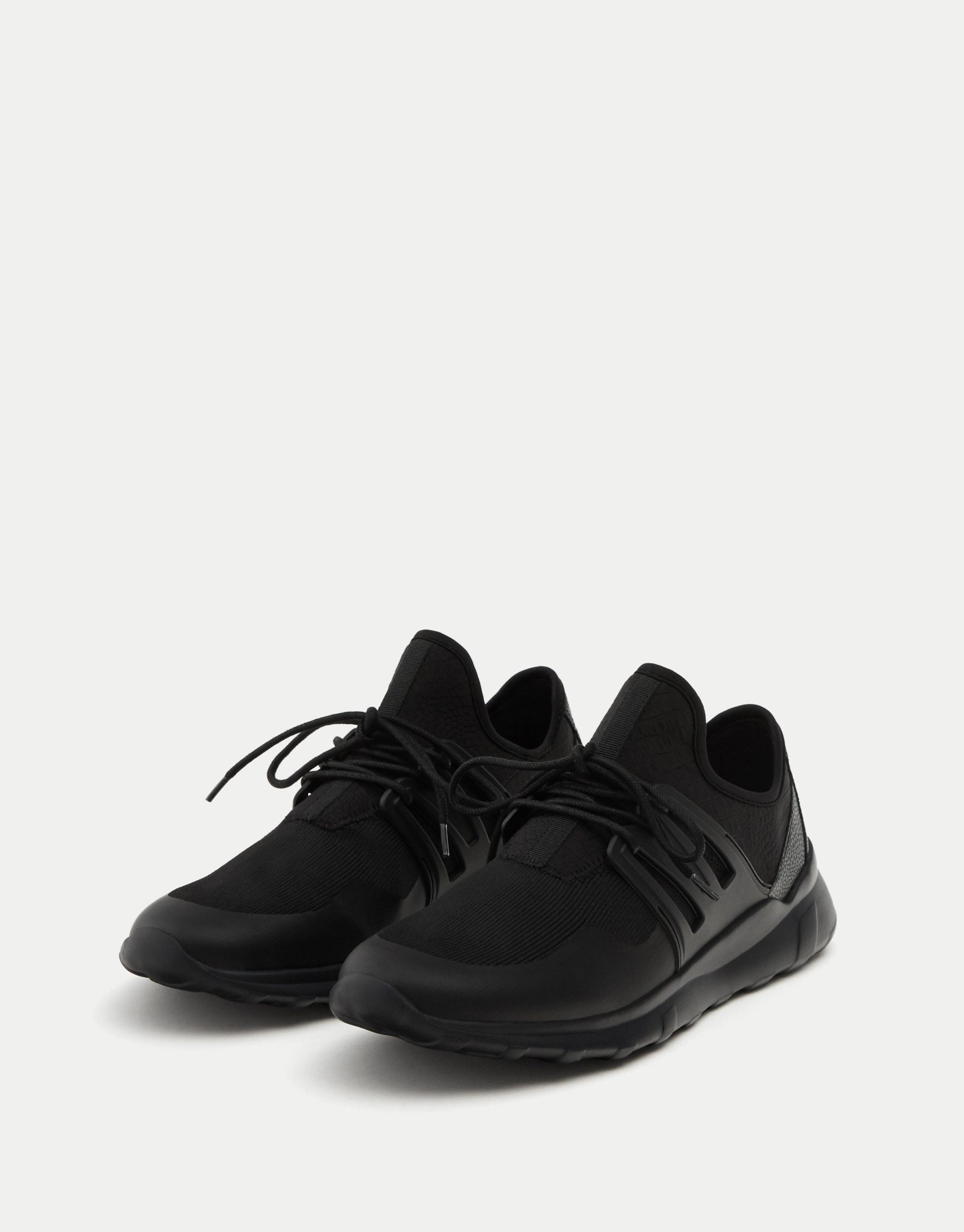 Sock sneakers with side pieces - Imagen 2
