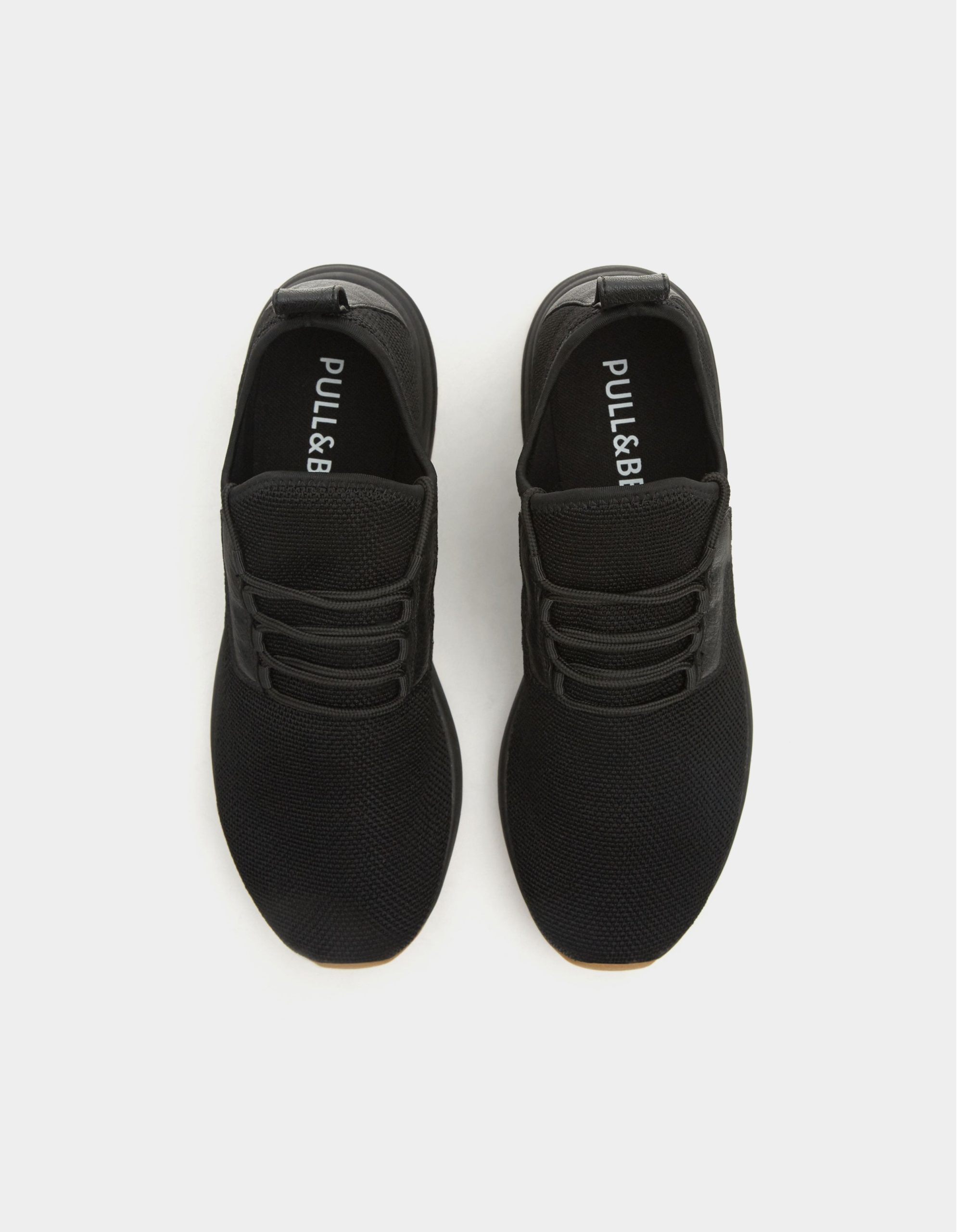 Black mesh sock sneakers - Imagen 4