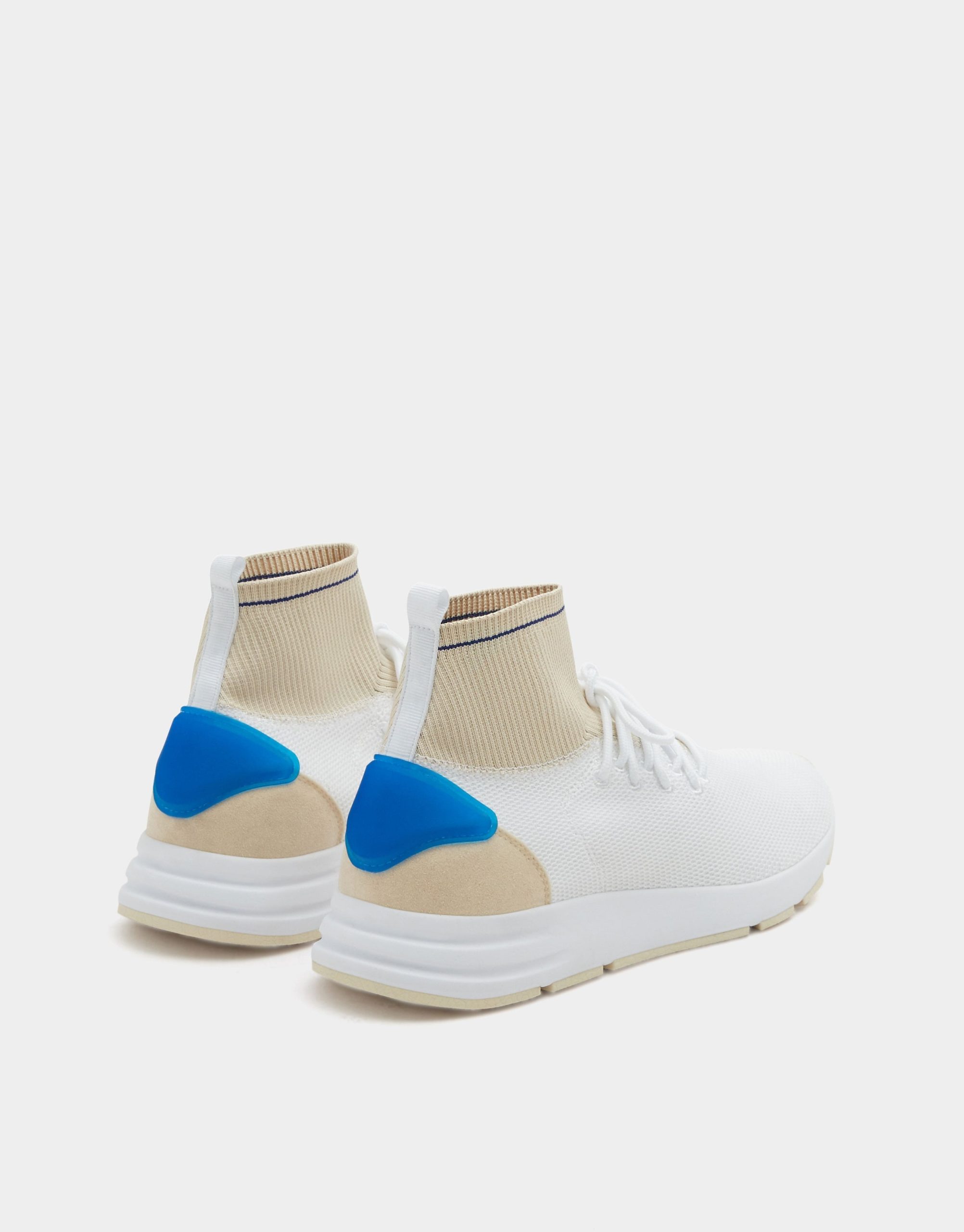 Stretch sock-style high top sneakers - Imagen 3