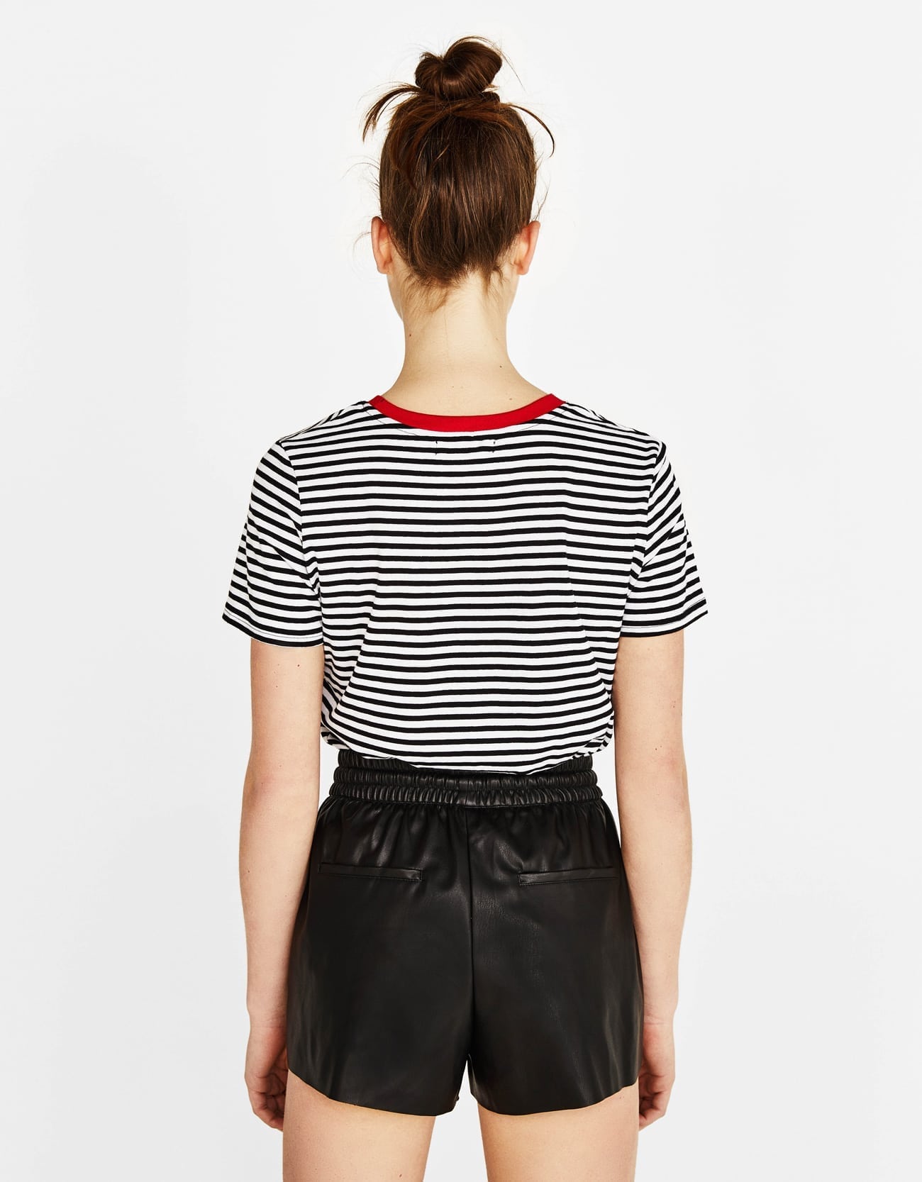 Faux leather shorts - Imagen 2