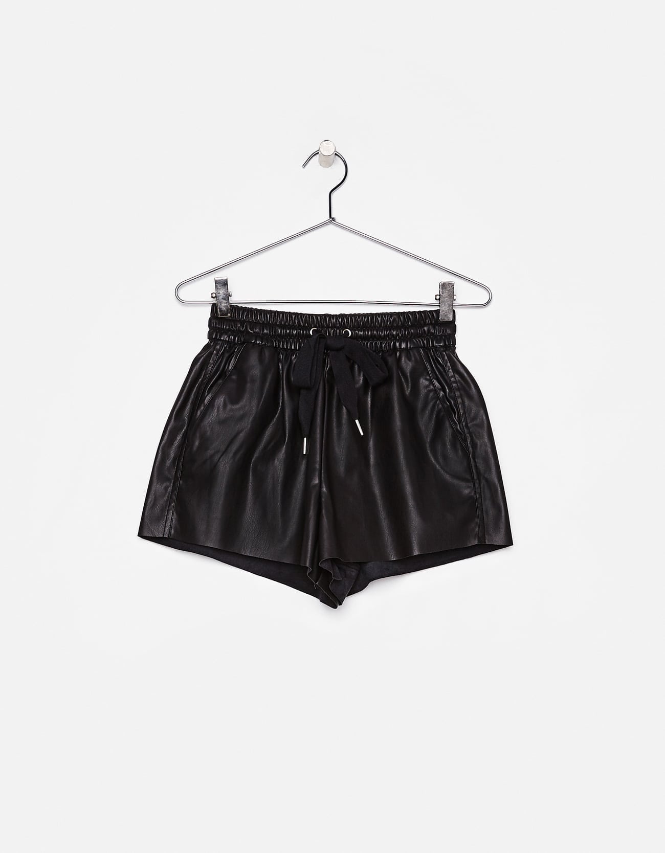 Faux leather shorts - Imagen 3