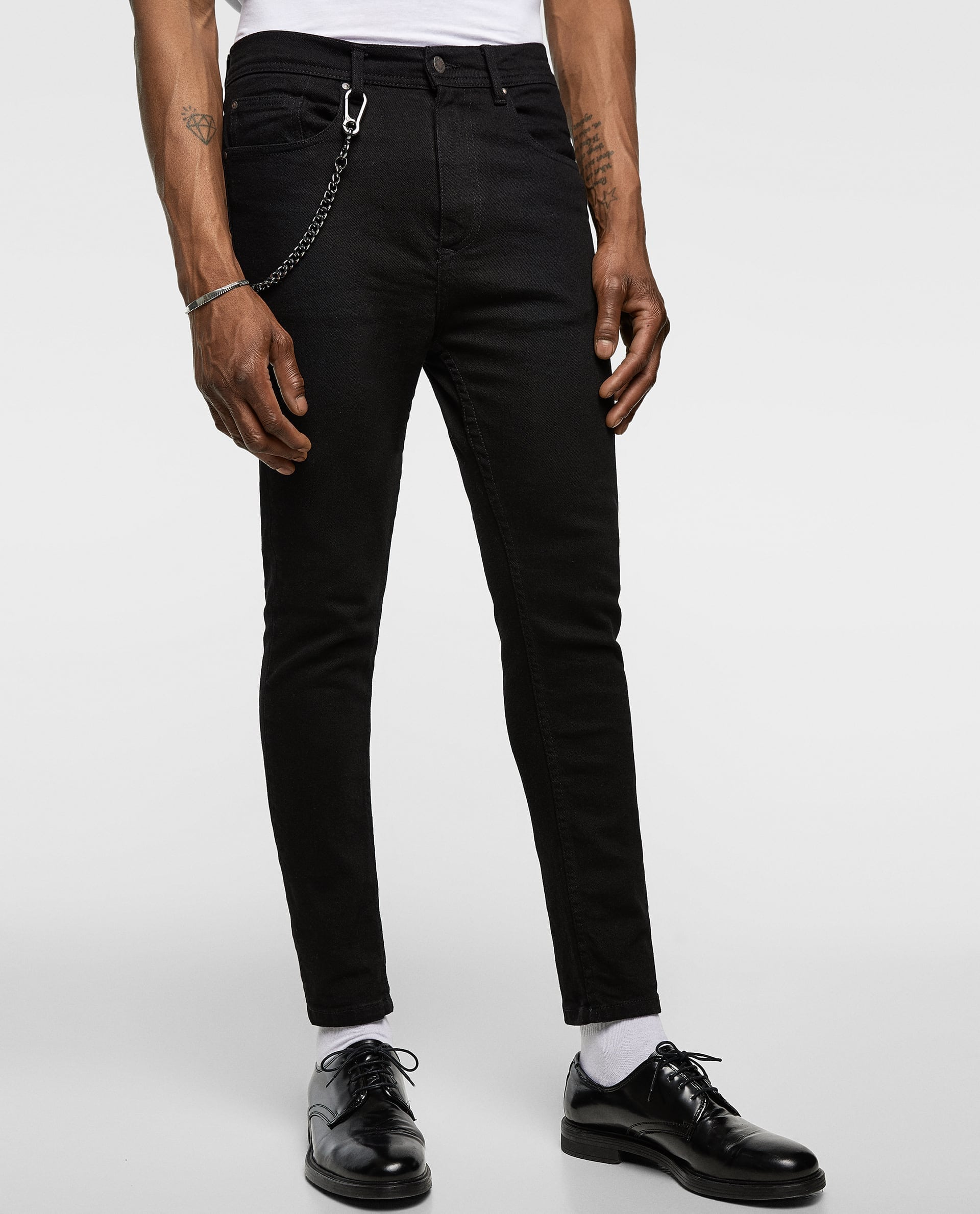 Carrot Fit Jeans With Chains - Imagen 2